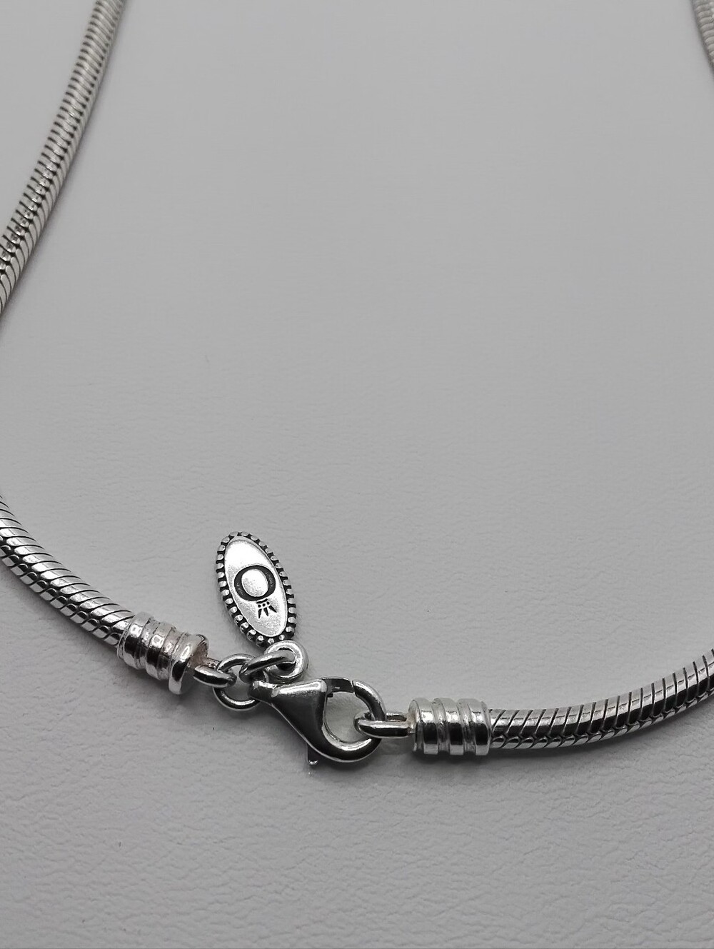 Authentic Pandora Sterling Silver Snake Chain Necklace - EUC - Picture 7 of 12
